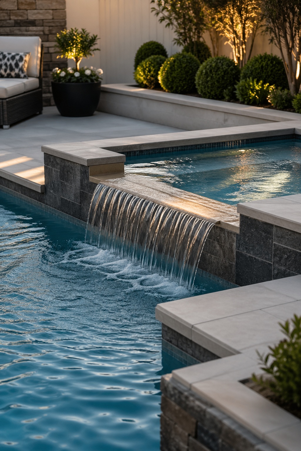 11 Modern Pool Waterfall Ideas for a Luxurious Backyard Escape – Home ...