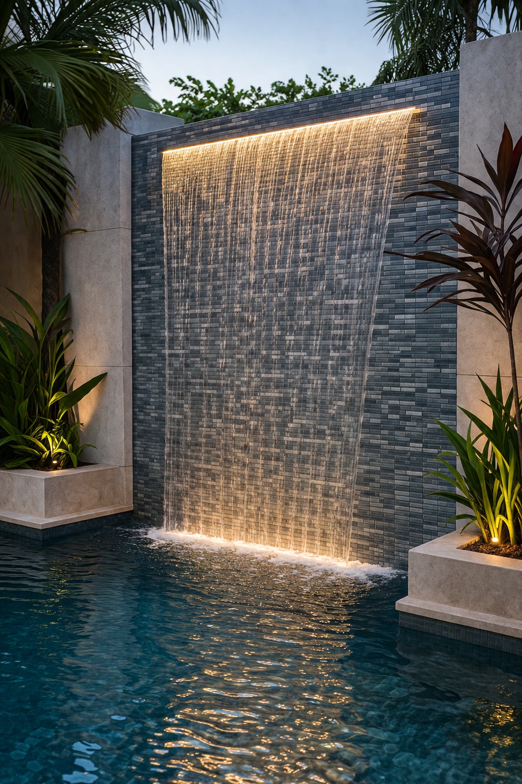 11 Modern Pool Waterfall Ideas for a Luxurious Backyard Escape – Home ...