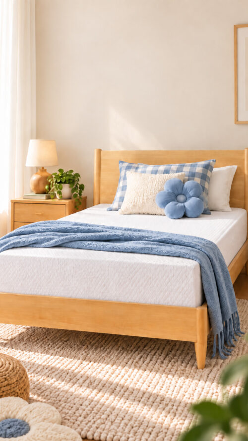 NEGOHOME Twin Memory Foam Mattress Cooling Green Tea Gel