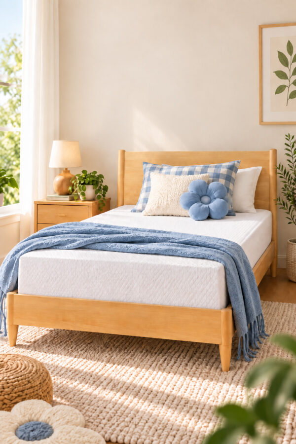 NEGOHOME Twin Memory Foam Mattress Cooling Green Tea Gel